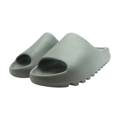 Yeezy Slides in Slate Grey Slip-On Athletic Shoes