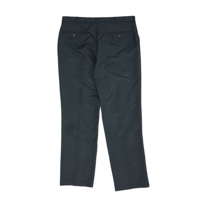 Black Solid Dress Pants