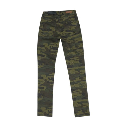 Green Five Pocket Skinny Pants