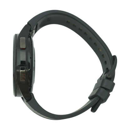 43mm Galaxy Watch6 Classic Black Smartwatch Black Band M/L