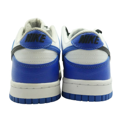 Dunk Low Black Leather Athletic Shoes