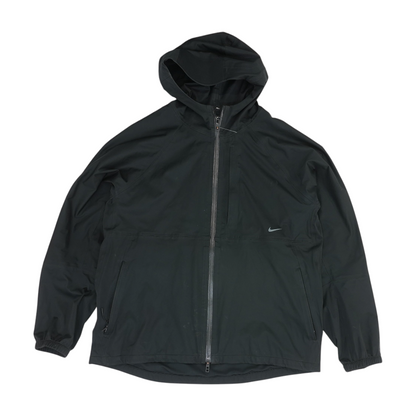 Black Solid Active Jacket