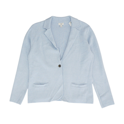 Blue Solid Blazer