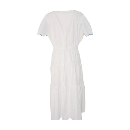 White Plus Midi Dress