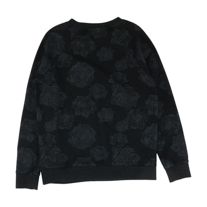 Black Graphic Pullover
