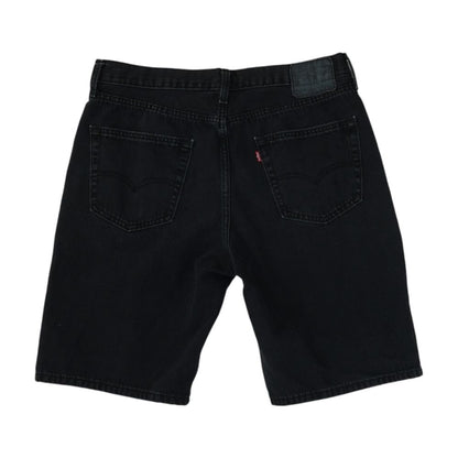 Black Denim Shorts