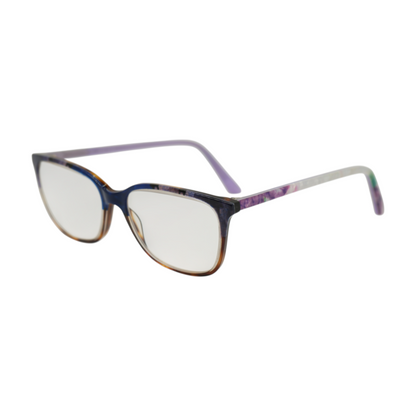 Blue Dinah Square Prescription Eyewear