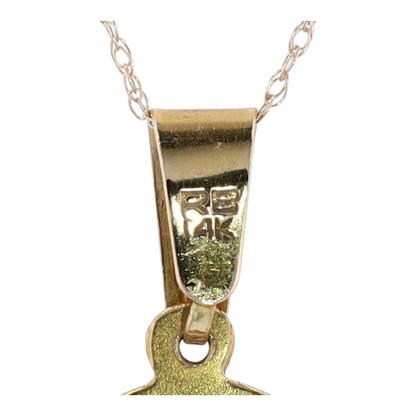 14K Yellow Gold Pendant Necklace