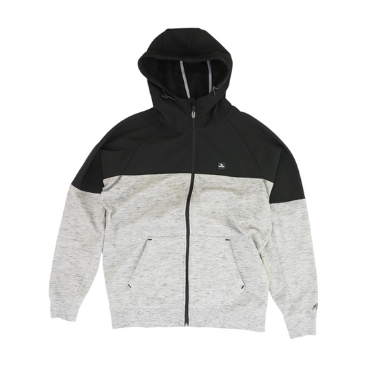 Gray Color Block Jacket