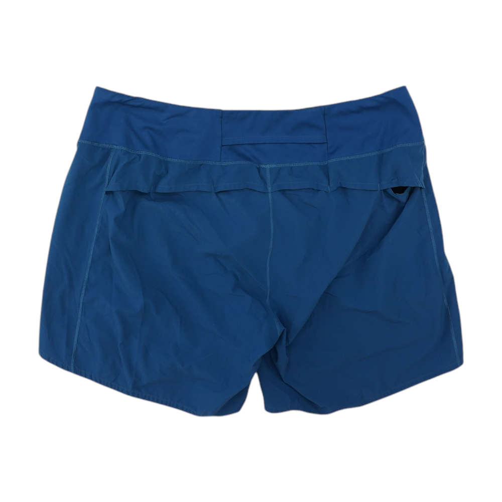 Blue Solid Active Shorts