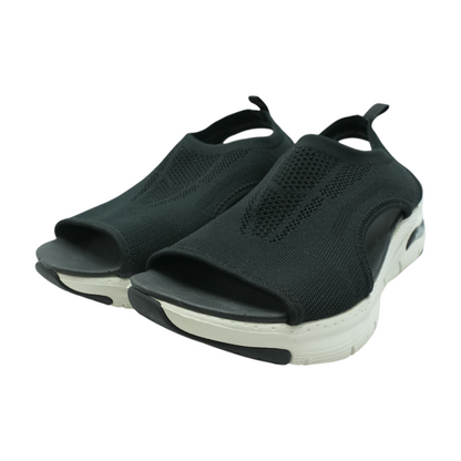Black Flat Sandals