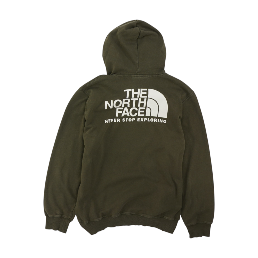Green Solid Hoodie Pullover