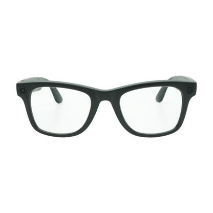 Black Wayfarer Smart Glasses