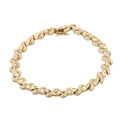 14K Yellow Gold Chain Bracelet