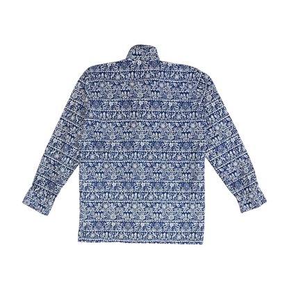Blue Abstract Pajama Top