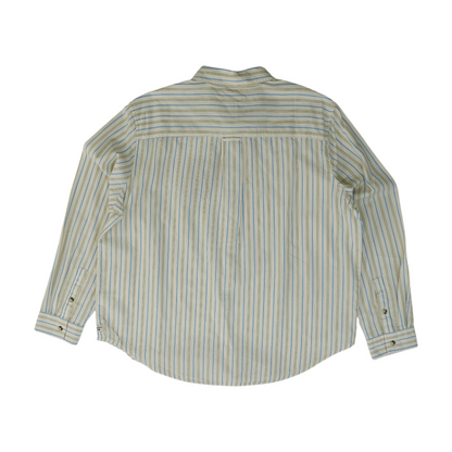 Ivory Striped Button Down