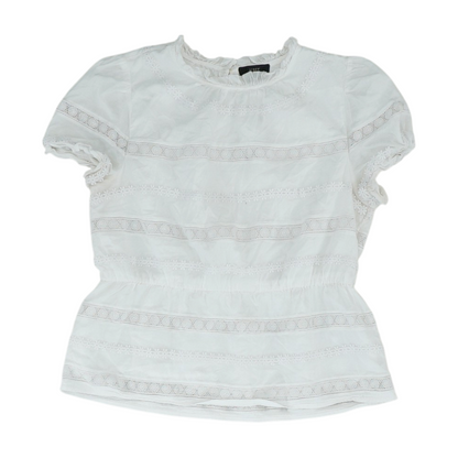 White Striped Blouse