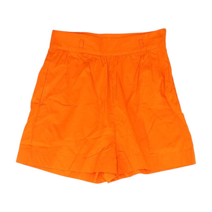 Orange Solid Shorts