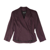 Purple Solid Blazer