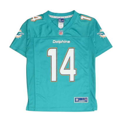Men's Blue Miami Dolphins Short Sleeve Jersey