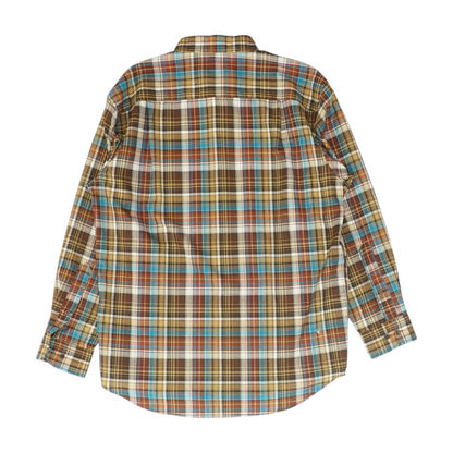 Multi Plaid Long Sleeve Button Down