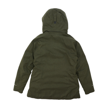 Green Herringbone Coat