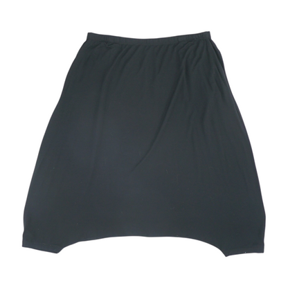Black Plus Midi Skirt