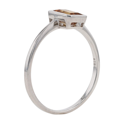 Sterling Silver Citrine Fashion Ring