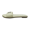 Ivory Flat Sandals