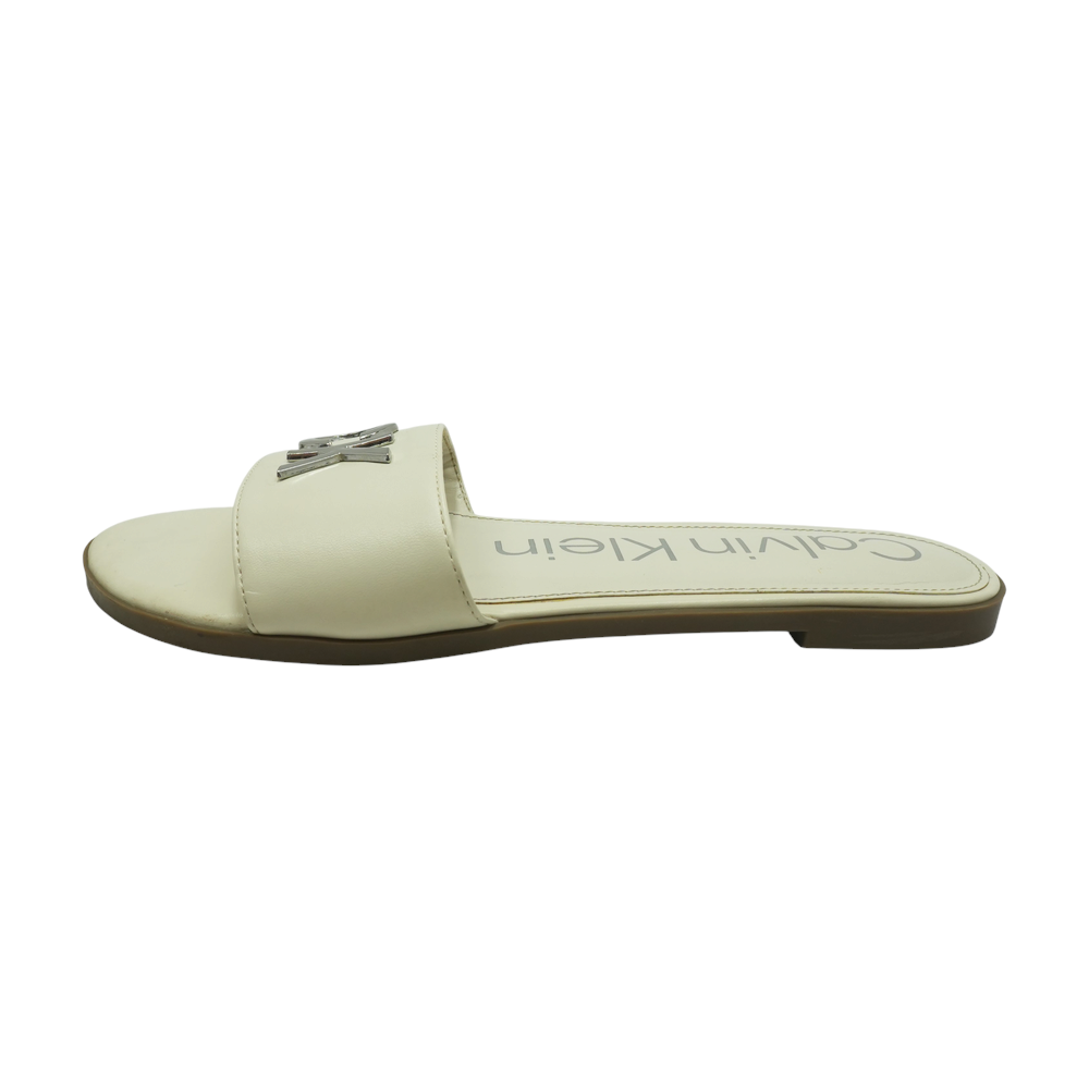 Ivory Flat Sandals