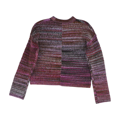 Pink Striped Pullover Sweater