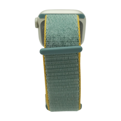 41mm Series 7 Starlight Smartwatch Green Band Small