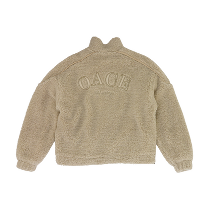 Beige Solid Jacket