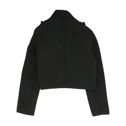 Black Solid Blazer