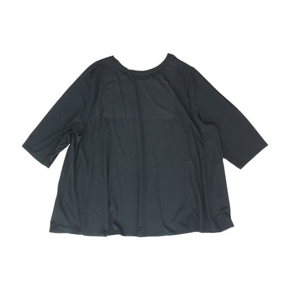 Black Solid Midi Dress