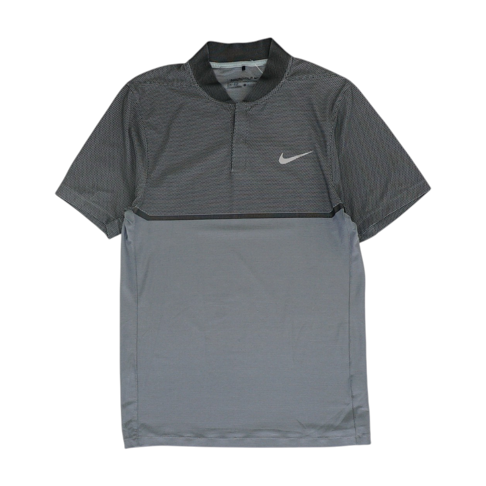 Gray Polka Dot Henley T-Shirt