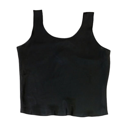 Vintage Black Solid Intimate Sleeveless Top