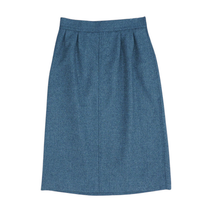 Vintage Gray Rive Gauche Skirt