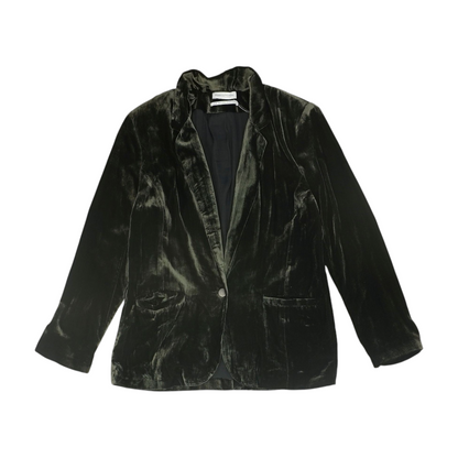 Green Solid Blazer