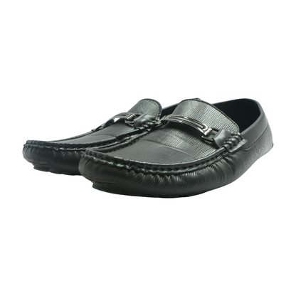 Black Slip-On Dress Shoes