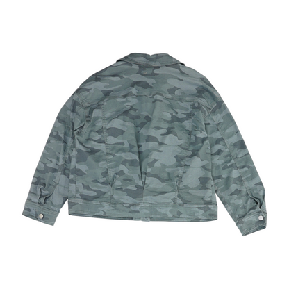 Gray Camo Denim Jacket