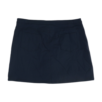 Navy Plus Size Mini Skort