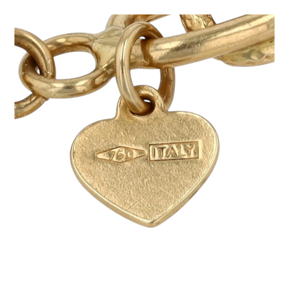 18K Yellow Gold Chain Bracelet