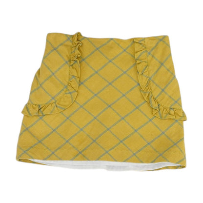 Mustard Check Skirt