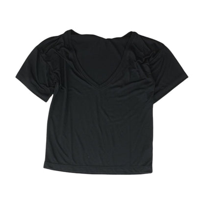 Black Solid T-Shirt