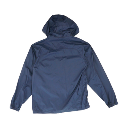 Navy Solid Rain Jacket