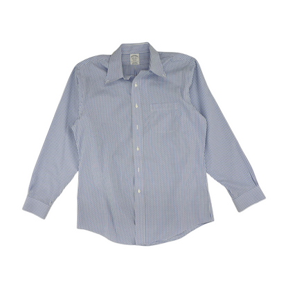Blue Check Long Sleeve Button Down