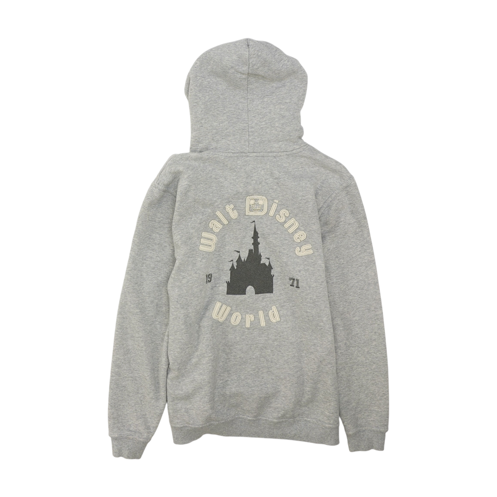 Gray Solid Hoodie Pullover