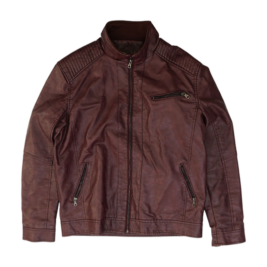 Burgundy Solid Jacket