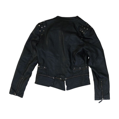 Black Faux Leather Jacket